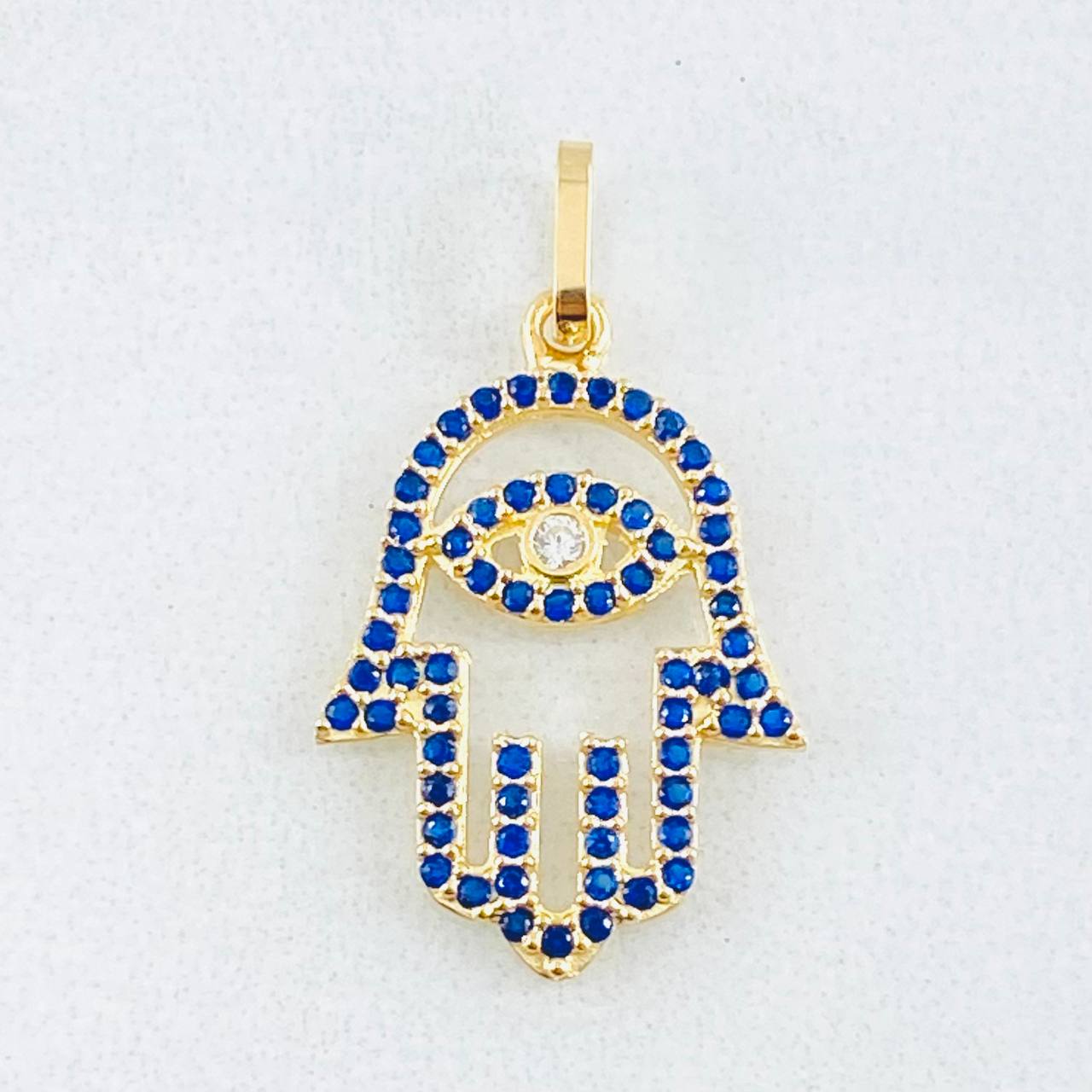 Pendant Hand Hamsa 1.1gr / 1 in / Yellow Gold 18K *