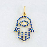 Pendant Hand Hamsa 1.1gr / 1 in / Yellow Gold 18K *