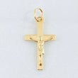 Dije Cruz Cristo 1gr / 1 in / Oro Amarillo 18K *