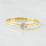 Anillo Solitario Cetro 1.05gr / T6 / Oro Amarillo 18K ©