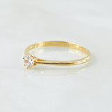 Anillo Solitario Cetro 1.05gr / T6 / Oro Amarillo 18K ©