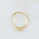 Anillo Solitario Cetro 1.05gr / T6 / Oro Amarillo 18K ©