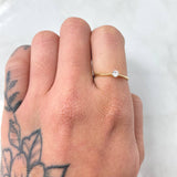 Anillo Solitario Cetro 1.05gr / T6 / Oro Amarillo 18K ©