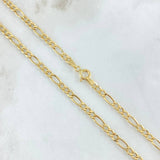 Cadena Figaro 6.35gr / 60cm / +1 Oro 18K *