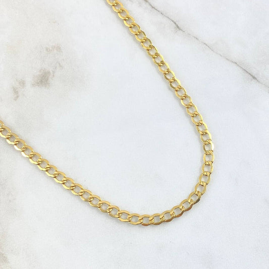 Cadena Cubana 8.25gr / 60cm / +0 Oro 18K