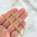 Cuban Links 10gr / 60cm / 4.6mm Yellow Gold +0 18K