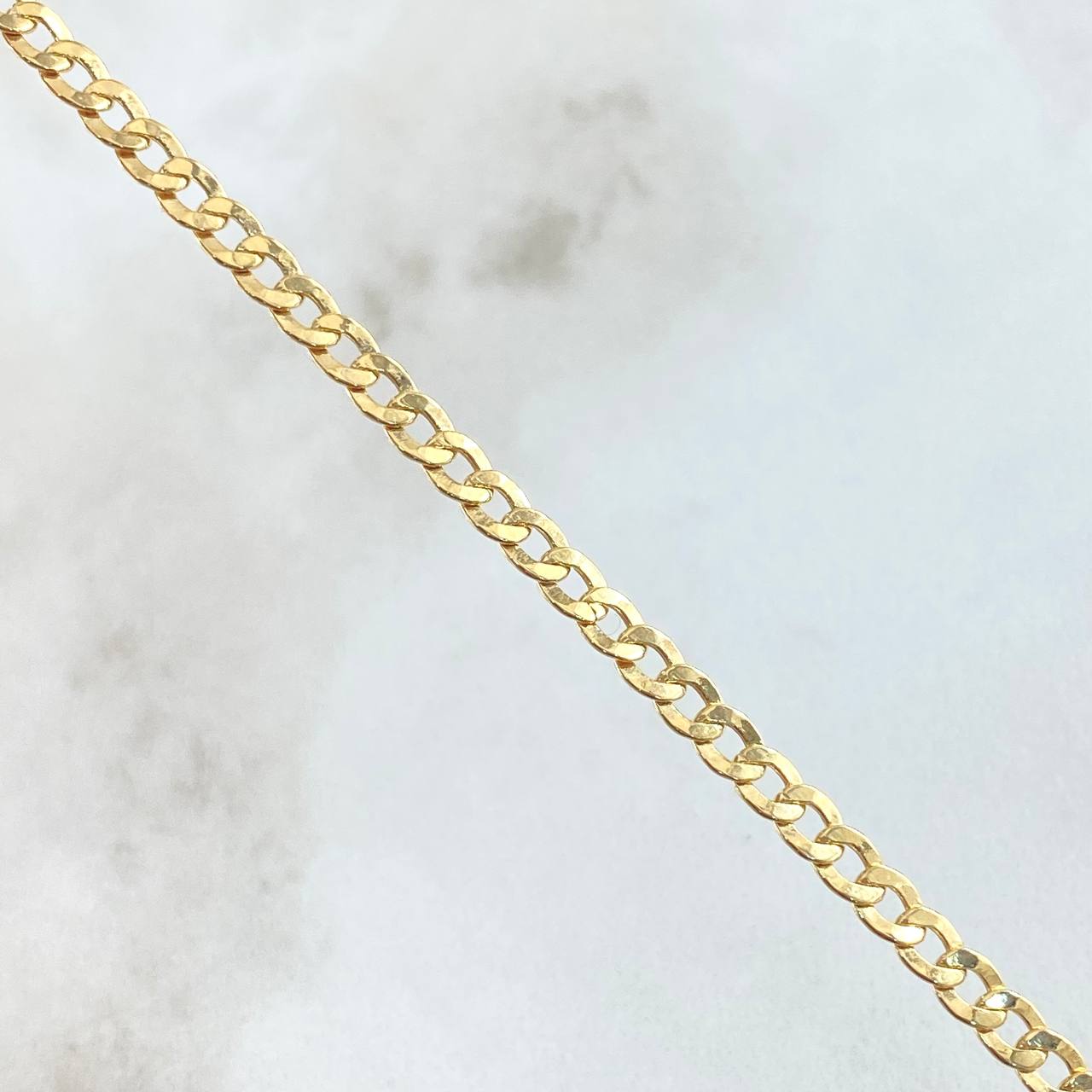 Cadena Cubana 6.45gr / 60cm / 3.3mm Oro Amarillo +0 18K