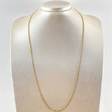 Cadena Cubana 6.4gr / 60cm / 3.4mm Oro Amarillo +0 18K