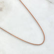 Cadena Franco 4.45gr / 19 3/4 in / 1.2mm Oro Rosa +3 18K ©