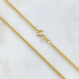 Cadena Franco 1.9gr / 40cm / 1.2mm Oro Amarillo +4 18K
