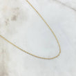 Flat Anchor Chain 1.5gr / 50cm / 19.7in - +3 18K Gold
