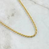 Rope Chain 9.2gr / 25.6in / +3 18K Gold ©