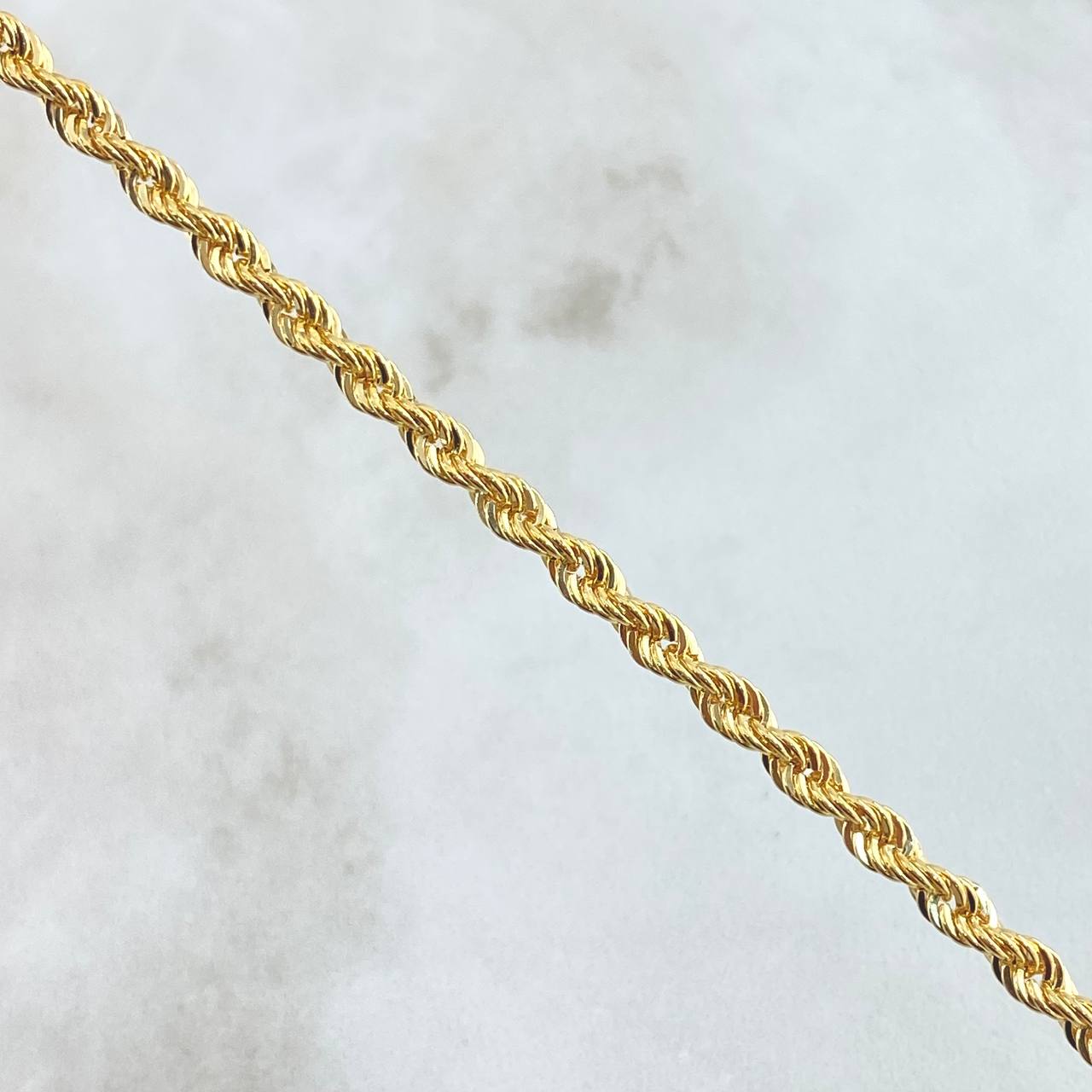 Rope Chain 9.2gr / 25.6in / +3 18K Gold ©
