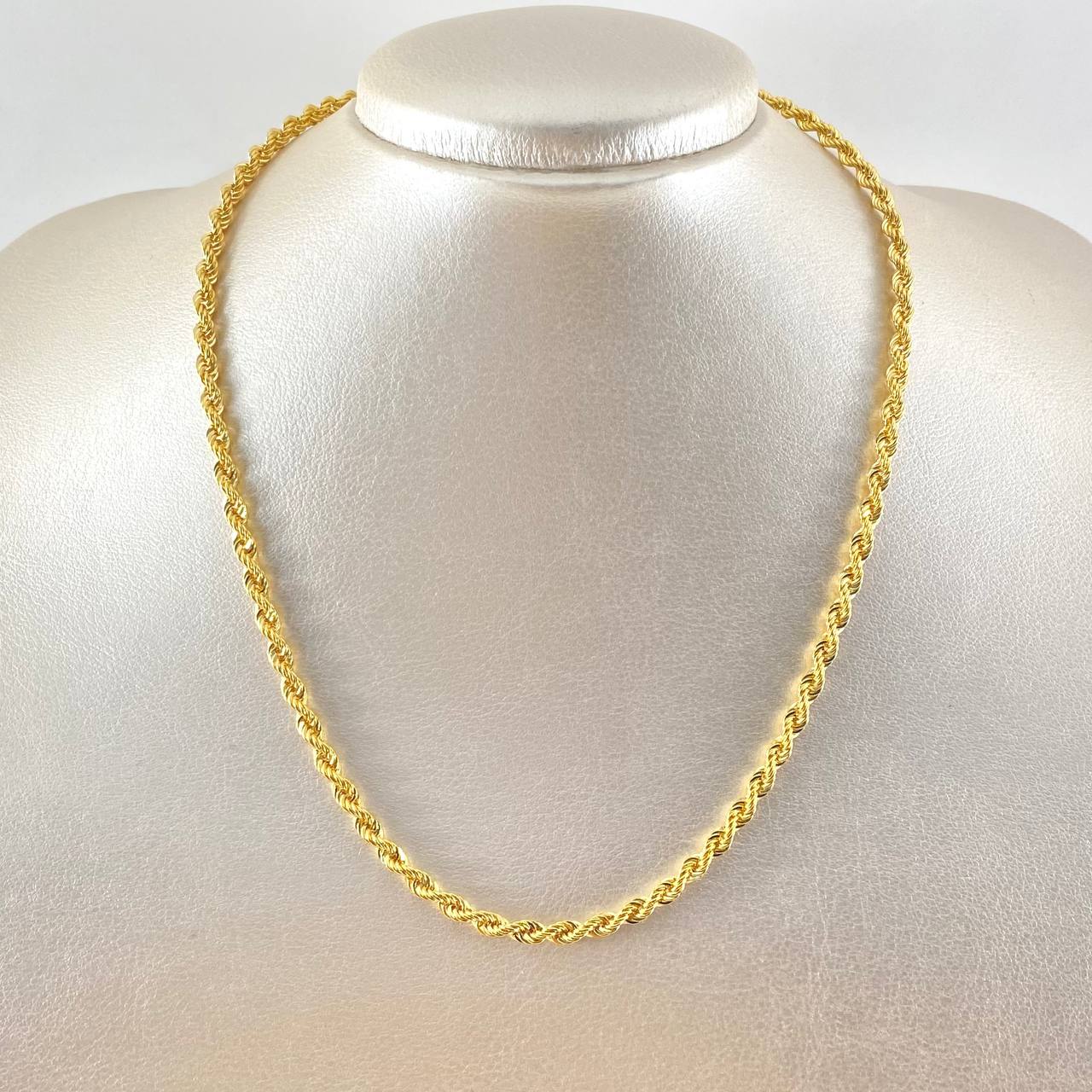 Rope Chain 5.7gr / 45cm / 3.1mm Yellow Gold +3 18K