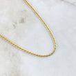 Cadena Lazo 2.45gr / 40cm / 2.1mm Oro Amarillo +3 18K *