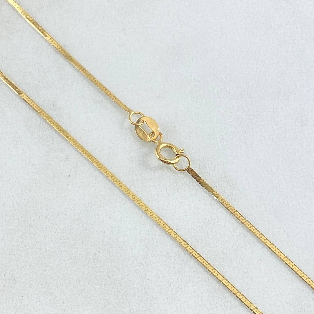 Cadena Espejo 1.1gr / 40cm / 1.1mm Oro Amarillo +3 18K ©