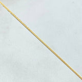 Cadena Espejo 1.1gr / 40cm / 1.1mm Oro Amarillo +3 18K ©