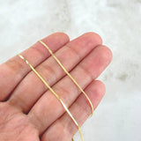 Cadena Espejo 1.1gr / 40cm / 1.1mm Oro Amarillo +3 18K ©