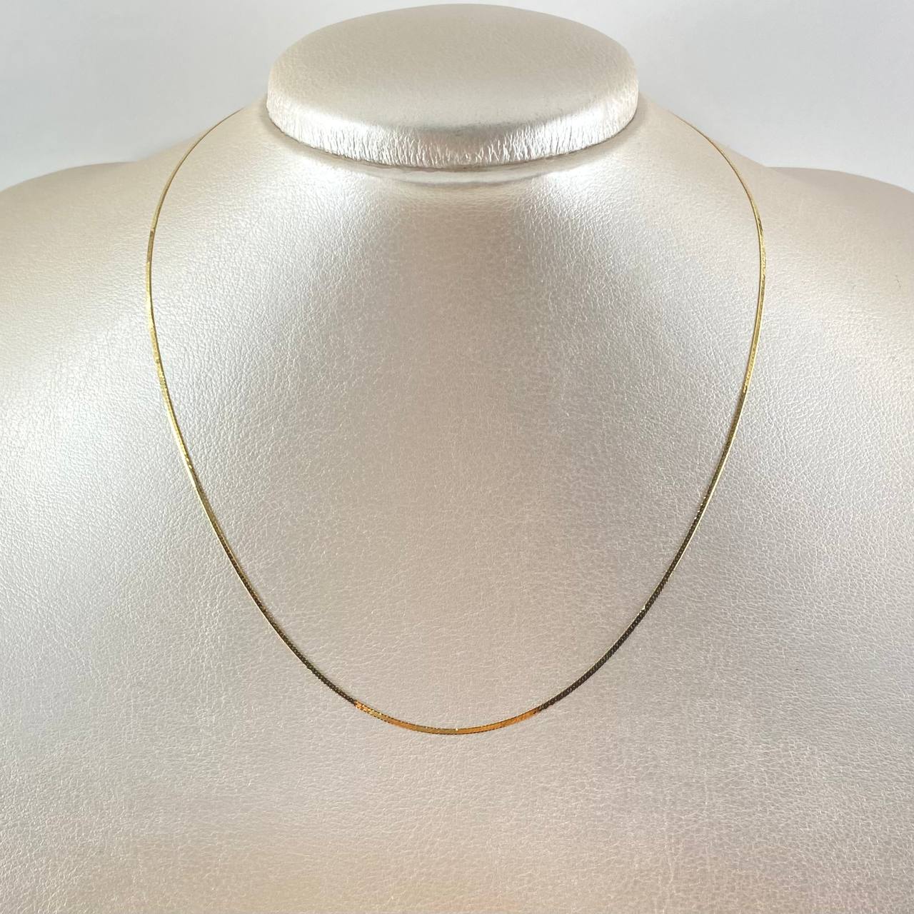 Cadena Espejo 1.1gr / 40cm / 1.1mm Oro Amarillo +3 18K ©
