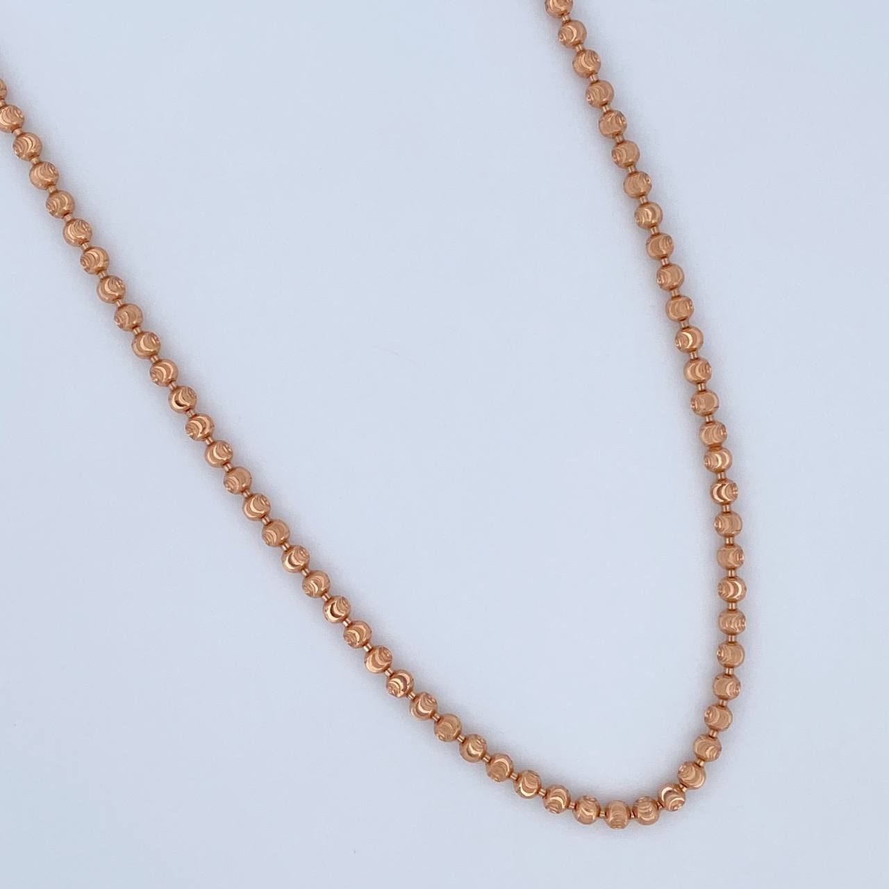 Cadena Militar 21.5gr / 66cm / Nac.Esp. Oro 18K &