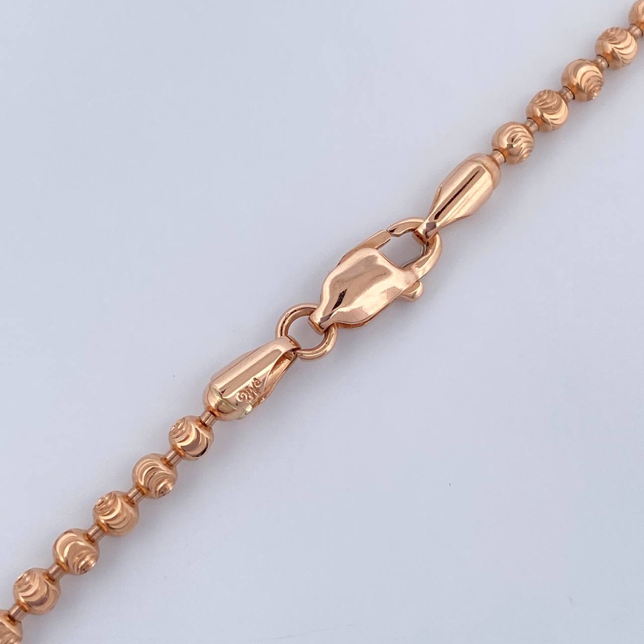 Cadena Militar 21.5gr / 66cm / Nac.Esp. Oro 18K &