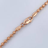 Cadena Militar 21.5gr / 66cm / Nac.Esp. Oro 18K &