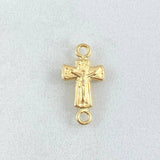 Herraje Cruz Cristo 0.4gr / 3/4 in / Oro Amarillo 18K ©