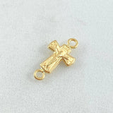 Herraje Cruz Cristo 0.4gr / 3/4 in / Oro Amarillo 18K ©
