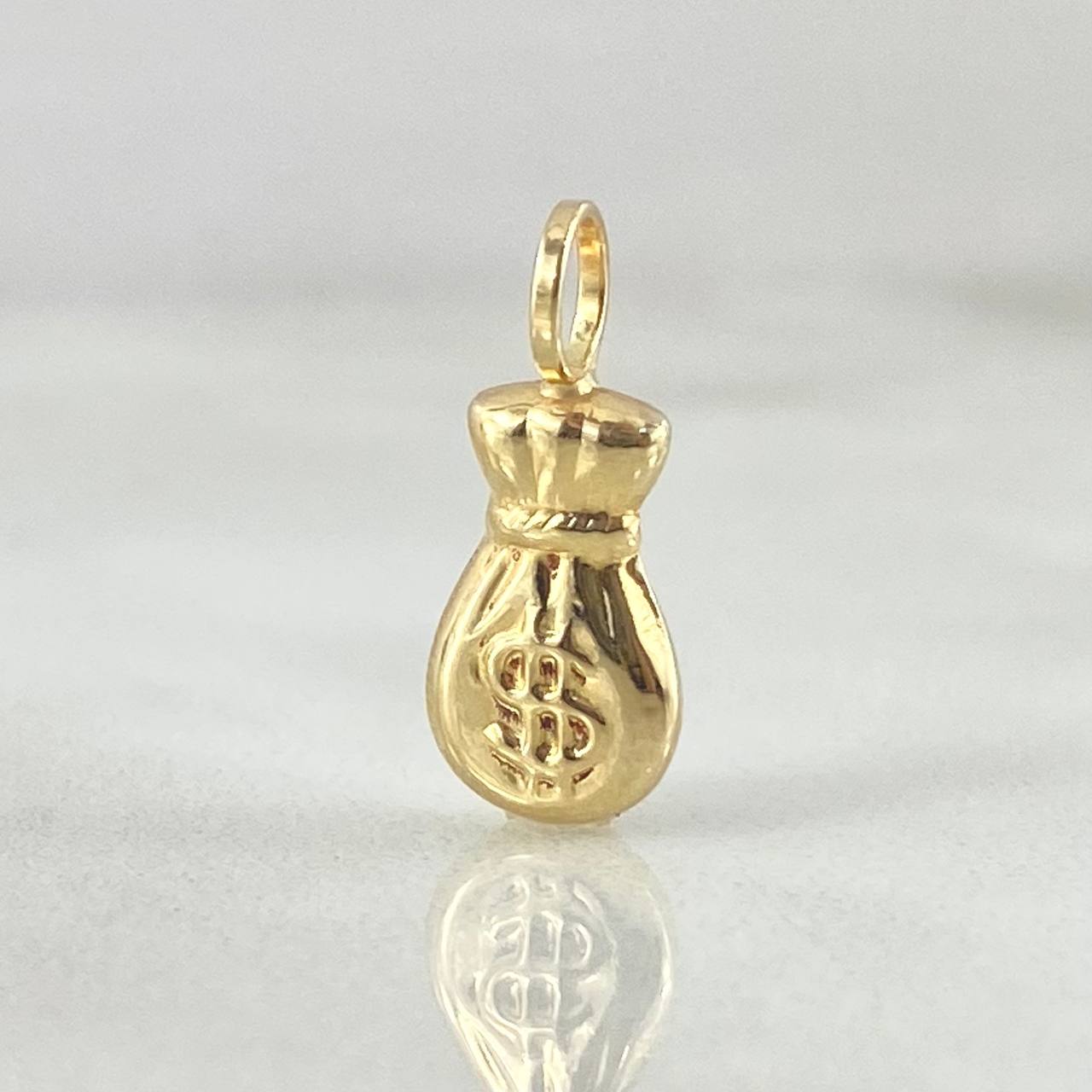 Money Bag Pendant 0.45gr / 1.5cm / 18K Gold *