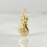 Money Bag Pendant 0.45gr / 1.5cm / 18K Gold *