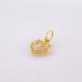 Dije Silueta Corazon 0.75gr / 1/2 in / Oro Amarillo 18K ©