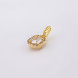 Dije Rombo Tupido 1.05gr / 1/2 in / Oro Amarillo 18K