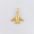 Pendant Airplane 0.6 g / 3/4 in Yellow Gold 18K