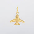 Dije Avion 0.55 g / 3/4 in Oro Amarillo 18K