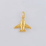 Pendant Airplane 0.6 g / 3/4 in Yellow Gold 18K