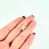 Dije Avion 0.5gr / 3/4 in / Oro Amarillo 18K