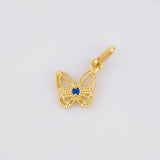 Dije Mariposa 0.45gr / 1/2 in / Oro Amarillo 18K