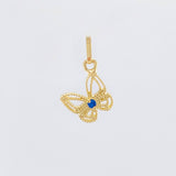 Dije Mariposa 0.45gr / 1/2 in / Oro Amarillo 18K