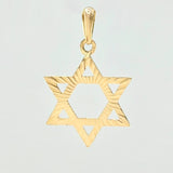 Dije Estrella De David 2.25gr / 1 1/2 in / Oro Amarillo 18K