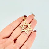 Dije Estrella De David 2.15gr / 1 1/2 in / Oro Amarillo 18K ©