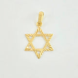 Dije Estrella De David 0.85gr / 3/4 in / Oro Amarillo 18K ©