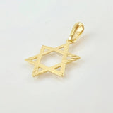 Dije Estrella De David 0.85gr / 3/4 in / Oro Amarillo 18K ©