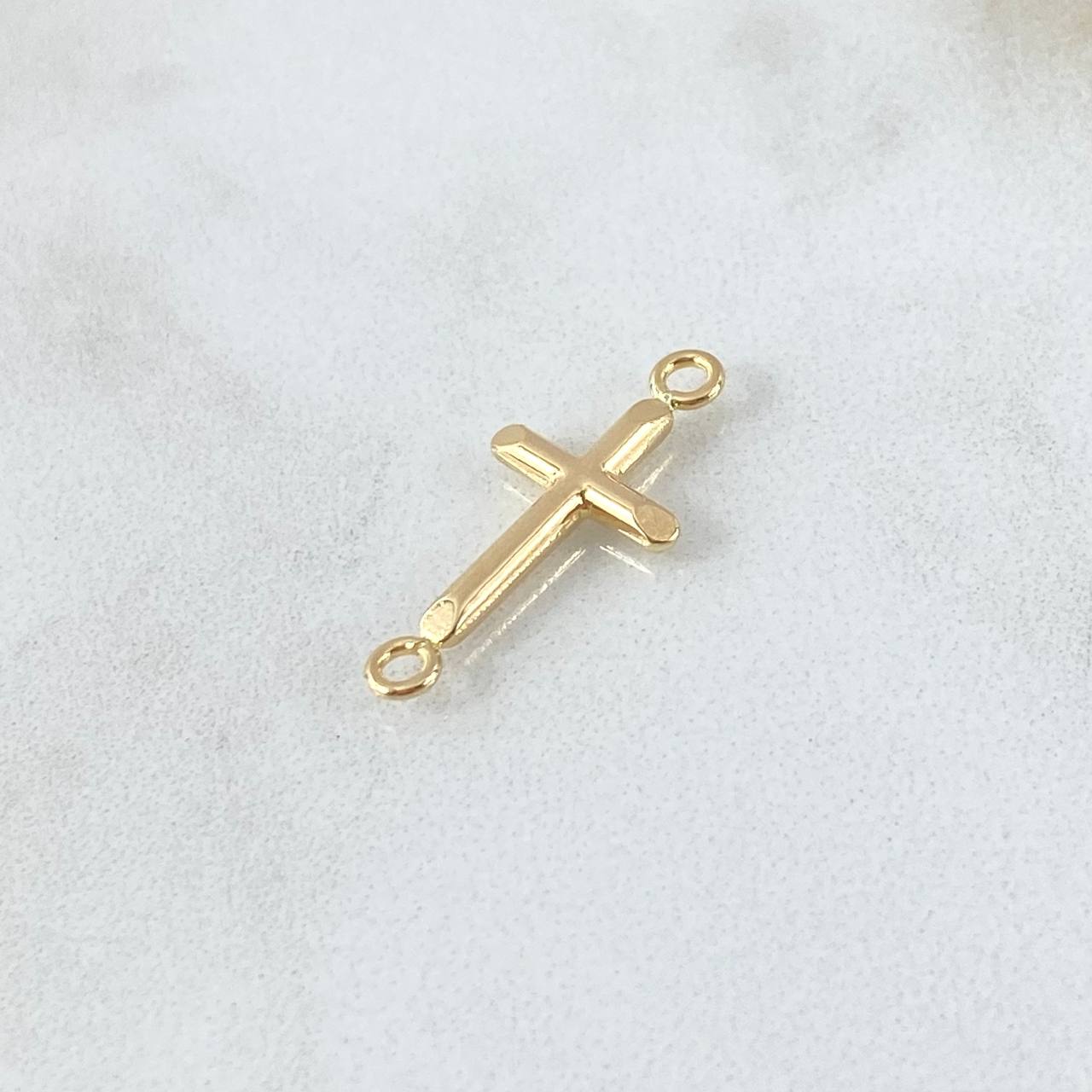 Charm Cross 0.4gr / 2.5cm / Polished 18K Yellow Gold