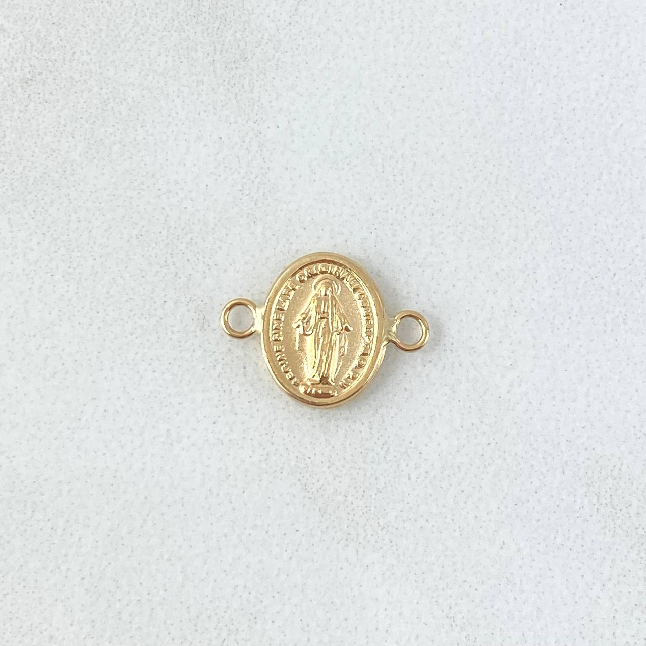 Herraje Virgen Milagrosa 0.45gr / 1.4cm / Troquelada Oro Amarillo 18K ©