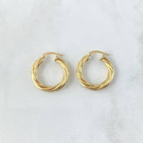 Candongas Emmy 1.25gr / 3/4 in / Oro Amarillo 18K ©