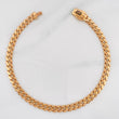 Cuban Links Bracelet Infinite 6.15g / 7 1/2 in / 2.4mm Rose Gold 18K