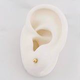 Topos Bola Lisa 0.35g / in / 3mm Oro Amarillo 18K