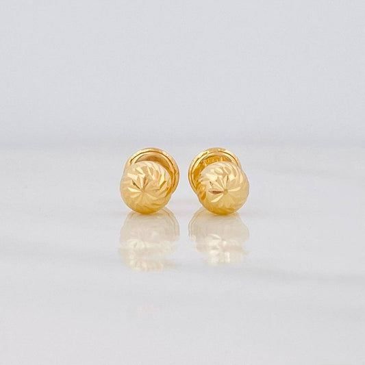 Topos Bola Diamantada 0.9g / in / 7mm Oro Amarillo 18K