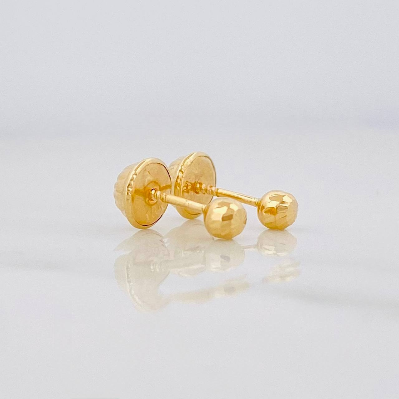 Topos Bola Diamantada 0.4g / in / 3mm Oro Amarillo 18K
