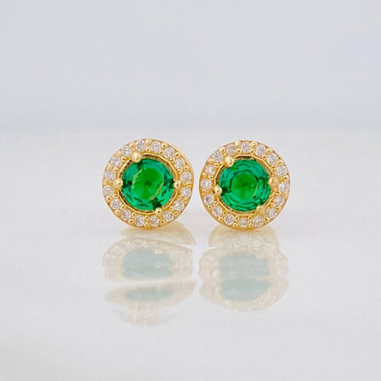 Topos Halo Circulo 0.95g / in / 6.2mm Oro Amarillo 18K